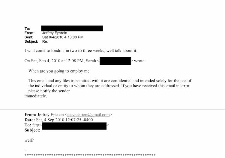 sarah ferguson daughters princesses eugenie beatrice jeffrey epstein files