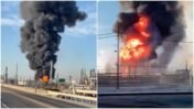 Massive Explosion and Fire Rock Texas Refinery, Triggering Emergency Alerts in Port Arthur