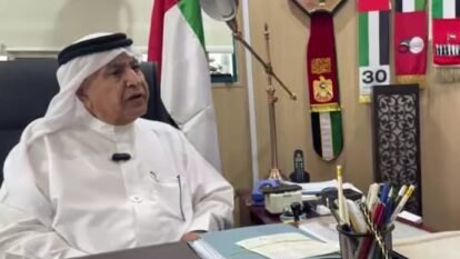 Hussain Hassan Mirza, the first UAE Ambassador to India, during an interview with India Today TV.