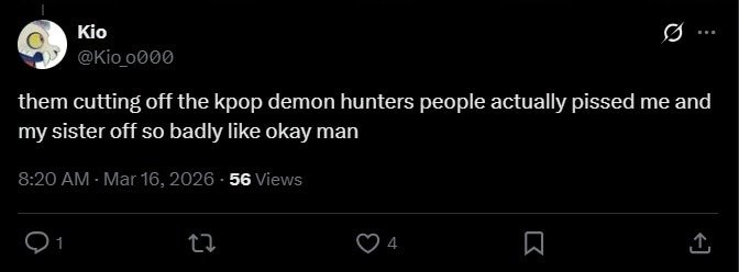 I apologize for the rudeness of the Oscars