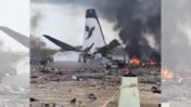 Iran says a passenger plane has been destroyed during strikes on Bushehr airport in southern Iran.