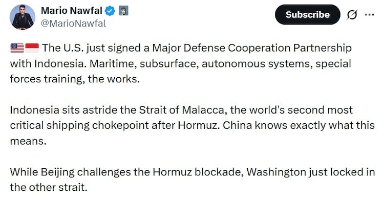 Iran Strait of Malacca