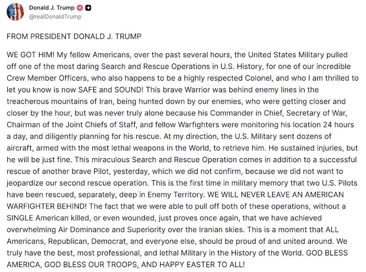 Officials said the region where the jet crashed has pockets of opposition to the Iranian government, raising the possibility that the airman may have received assistance while evading capture.
