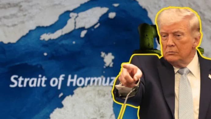 Donald Trump says US Navy will shortly begin blockading ships trying to enter or leave Hormuz.