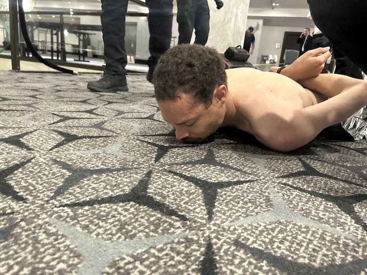 According to authorities, the incident occurred outside the ballroom, and the suspect was taken into custody near a staircase after he fired once or twice.