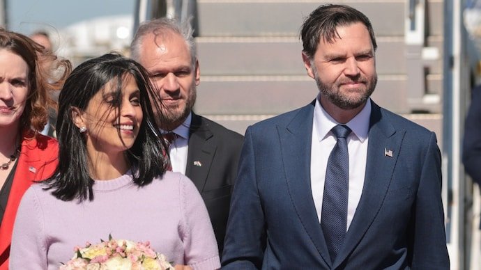 US Vice President JD Vance with Indian-origin wife Usha Vance.