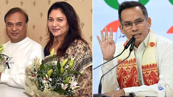 Riniki Bhuyan Sharma challenged Congress leaders, asking whether Gaurav Gogoi’s wife has ever held a bank account in Pakistan and urged him to disclose those details publicly.