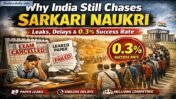 Why Millions Still Chase Sarkari Naukri Despite 0.3% Success Rate, Exam Leaks and Delays