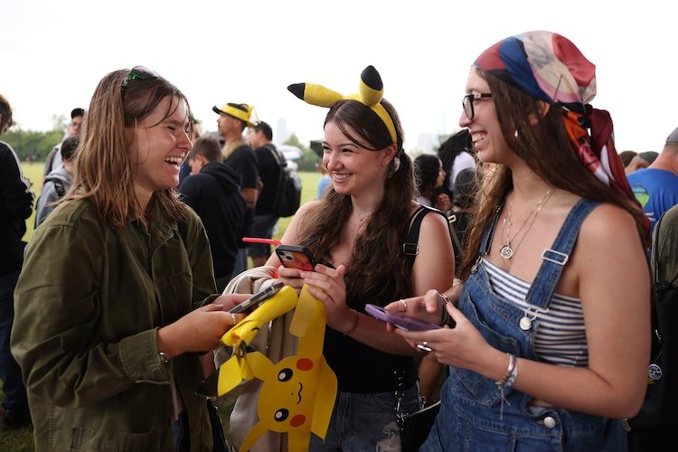 At a Pokemon GO Fest in Jersey City