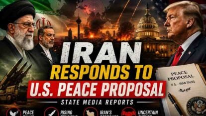 Iran responds to U.S. peace proposal Iran responds to U.S. peace proposal
