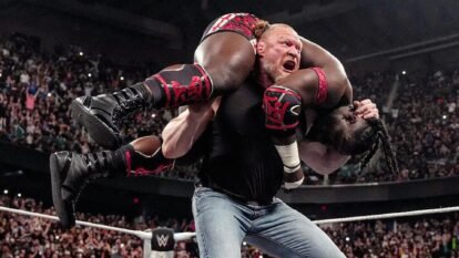 Brock Lesnar on RAW. Brock Lesnar on RAW.