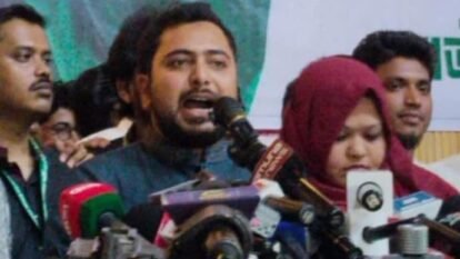 Bangladesh Opposition Nahid Islam's shocker