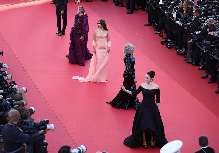 A still from the Cannes Red Carpet this year.