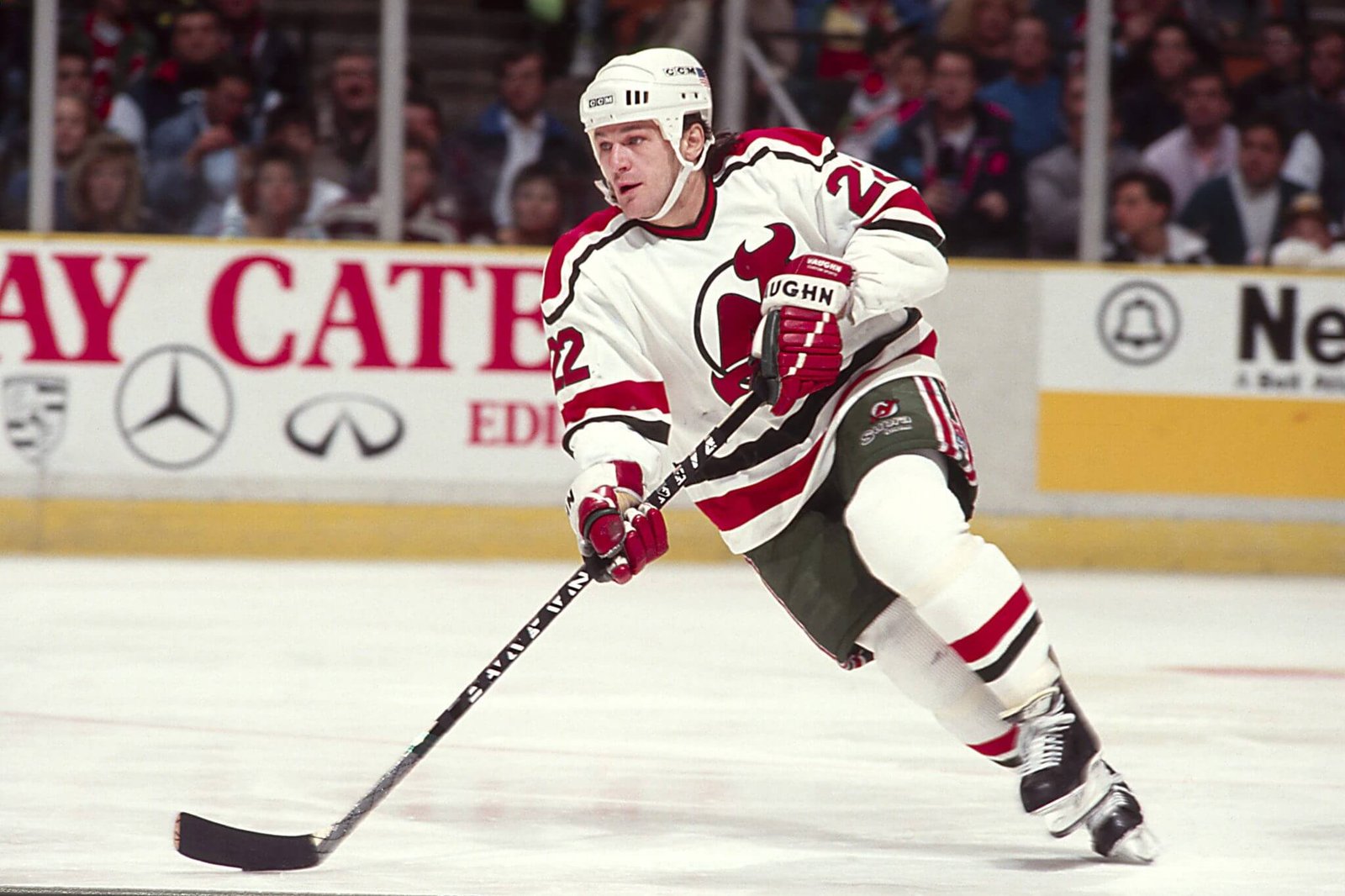 Claude Lemieux with the Devils in 1991