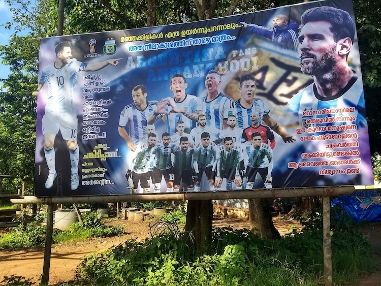 Kerala has been avid supporters of South American nations like Brazil and Argentina.