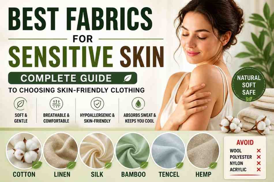 Best Fabrics for Sensitive Skin: Complete Guide to Choosing Skin-Friendly Clothing
