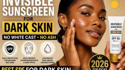 dark skin skincare, sunscreen guide
