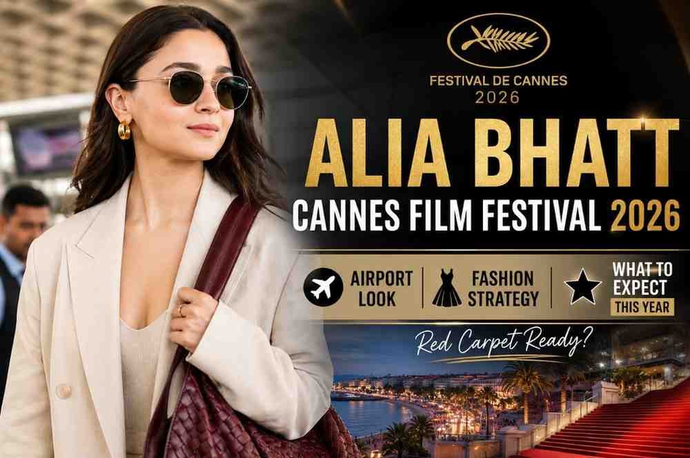 Alia Bhatt Cannes Film Festival 2026: Airport Look, Fashion Strategy, and What to Expect This Year