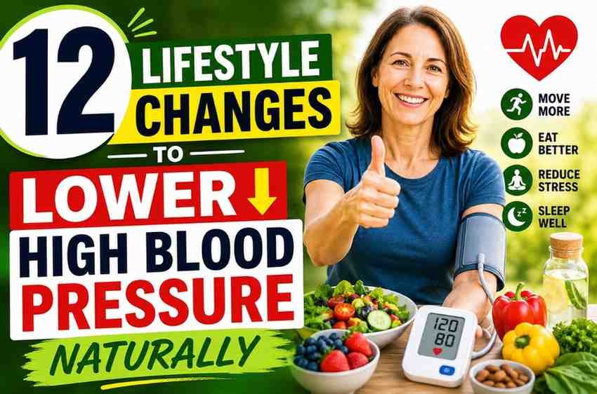 high blood pressure lifestyle changes, natural ways to lower blood pressure, hypertension prevention tips, DASH diet benefits, how to reduce blood pressure naturally