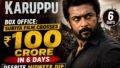 Karuppu Box Office Collection Day 6: Suriya’s Film Crosses ₹100 Crore Despite Midweek Dip
