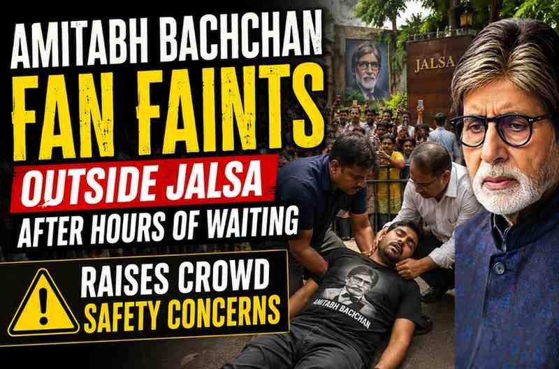 Amitabh Bachchan Fan Faints Outside Jalsa After Hours of Waiting, Raises Crowd Safety Concerns