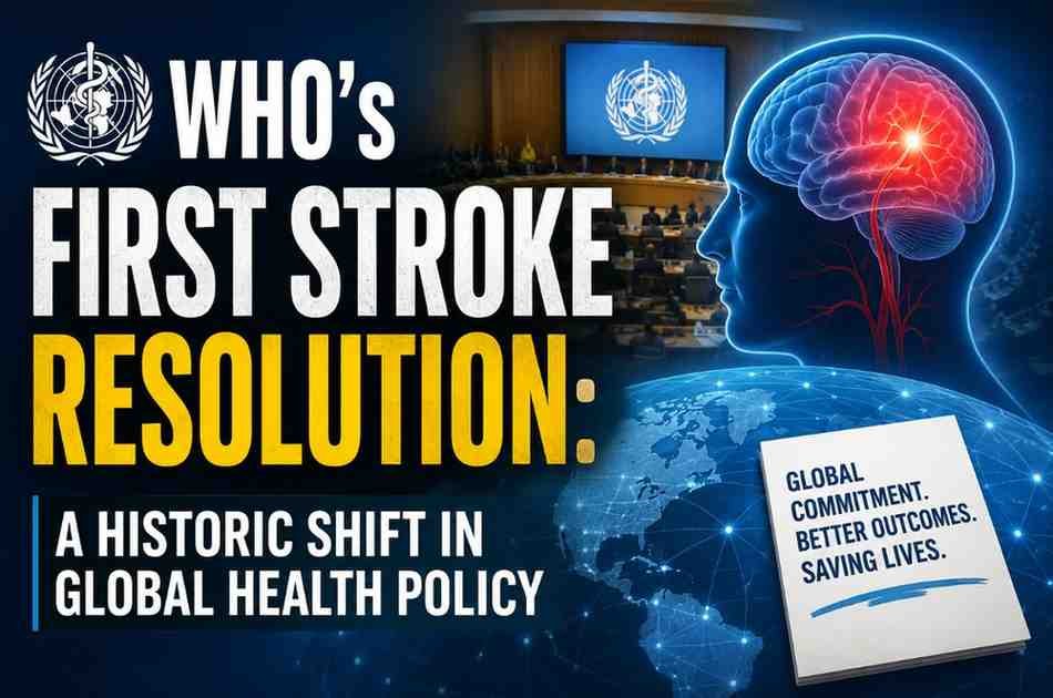 World Health Assembly Recognises Stroke as a Global Public Health Priority for the First Time