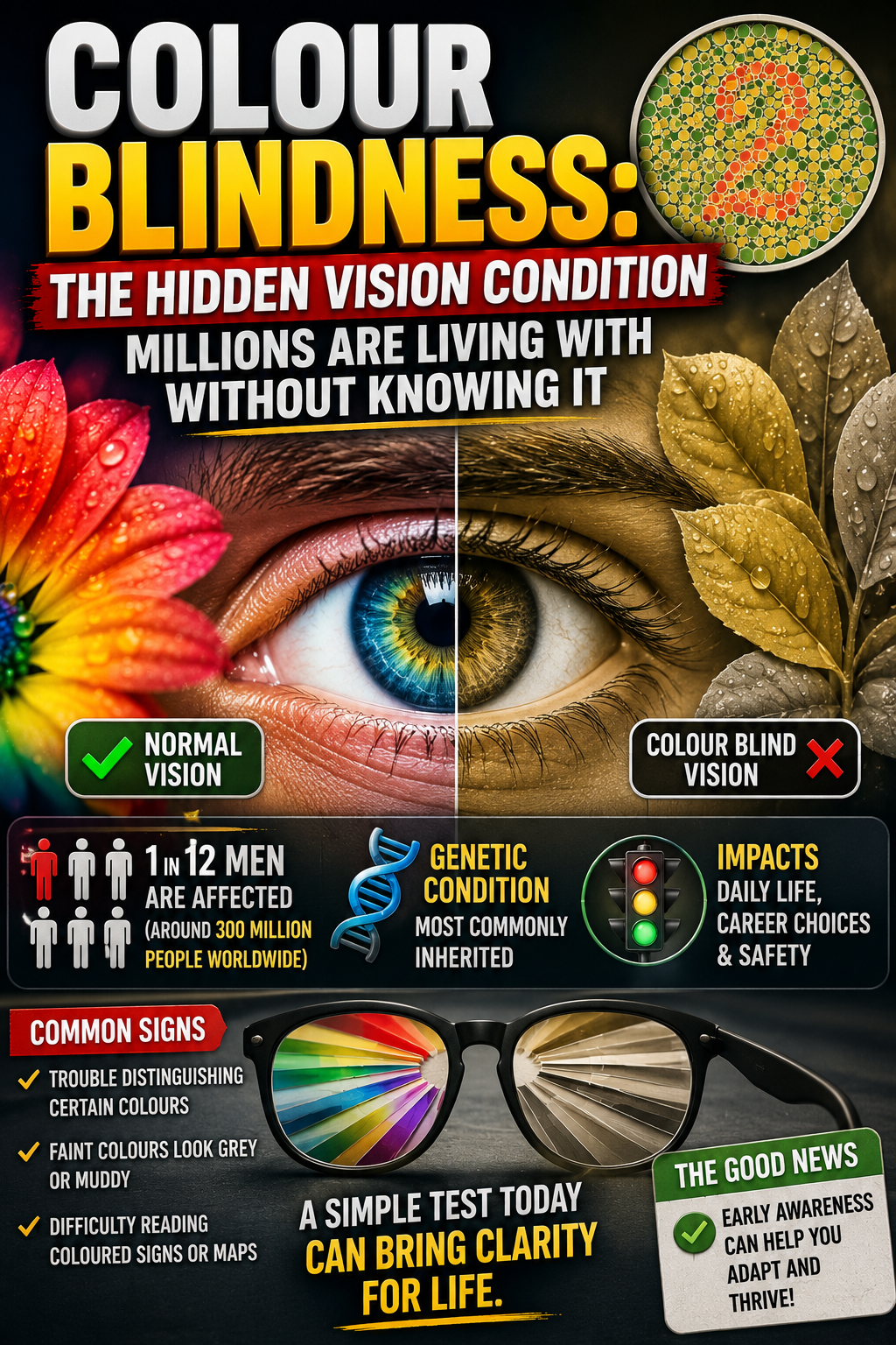 Colour Blindness: The Hidden Vision Condition Millions Are Living With Without Knowing It