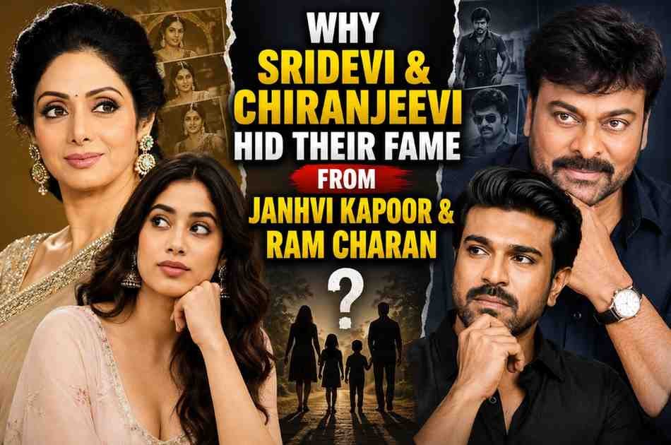 Why Sridevi and Chiranjeevi Hid Their Fame from Janhvi Kapoor and Ram Charan