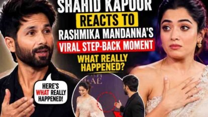 Shahid Kapoor Reacts to Rashmika Mandanna’s Viral Step-Back Moment: What Really Happened