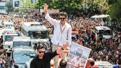Vijay's rallies have attracted thousands of his fans and supporters in Tamil Nadu