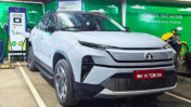 Tata Harrier EV charging