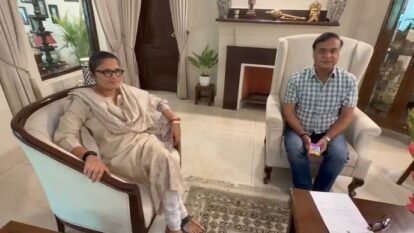 Sushmita Dev meets Assam CM Himanta Biswa Sarma in Delhi, likely to join BJP Sushmita Dev meets Assam CM Himanta Biswa Sarma in Delhi, likely to join BJP