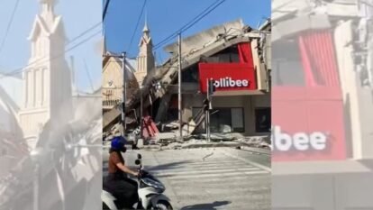 A powerful earthquake measuring 7.8 on the Richter scale struck Mindanao in the southern Philippines. A powerful earthquake measuring 7.8 on the Richter scale struck Mindanao in the southern Philippines.