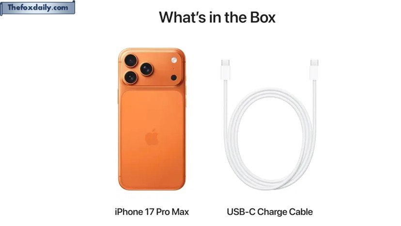 Apple iPhone 17 Pro Max insidebox