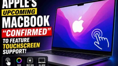 Apple's upcoming MacBook with touchscreen support