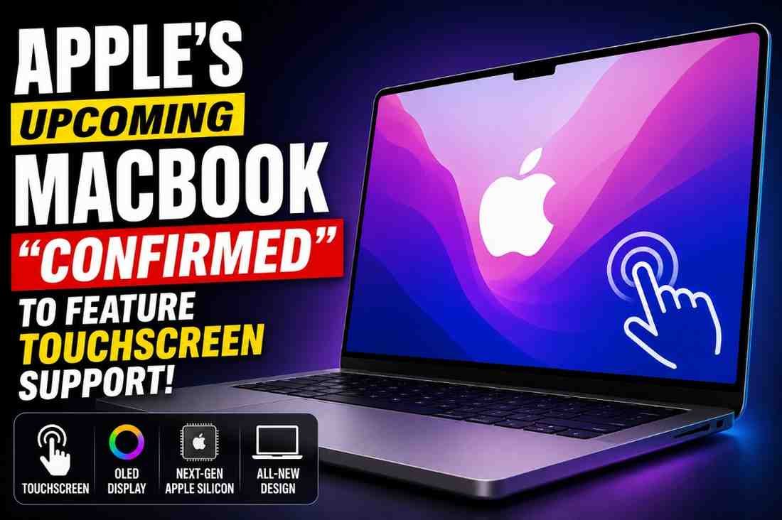 Apple's upcoming MacBook with touchscreen support