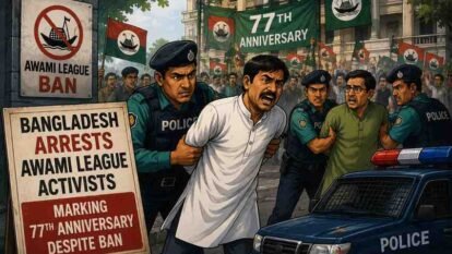 Bangladesh arrests Awami League activists marking 77th anniversary despite ban