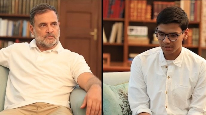 Rahul Gandhi lauded Sarthak and Nisarg for helping uncover discrepancies in the CBSE's On-Screen Marking System (OSM).
