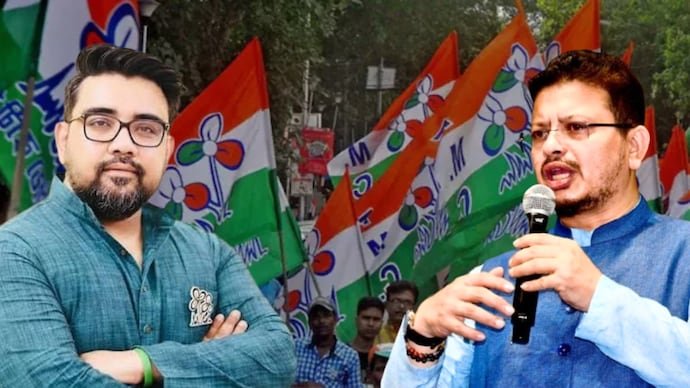 The TMC suspended Riju Dutta (left) for "anti-party remarks and indiscipline". Ritabrata Banerjee was expelled over alleged anti-party activities.