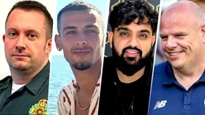 Jonathan Kirk, Jordan Wallace, Mohd Sabir and Karl Lindsay