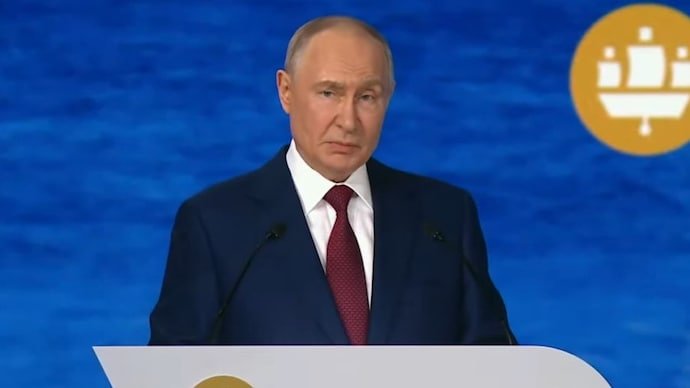 Russian President Vladimir Putin at SPIEF 2026