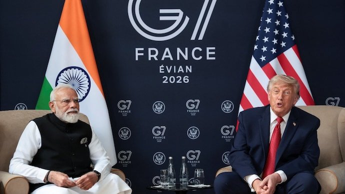 G7 Summit in France after his meeting with PM Narendra Modi, US President Donald Trump