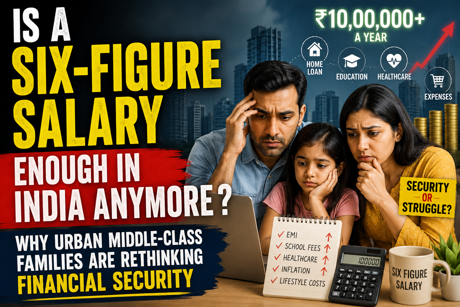 Is a Six-Figure Salary Enough in India Anymore? Why Urban Middle-Class Families Are Rethinking Financial Security