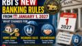 RBI’s New Banking Rules From January 1 2027: What Changes for Home Loans, Insurance Sales and Customer Rights