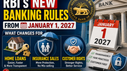 RBI's New Banking Rules From January 1 2027: What Changes for Home Loans, Insurance Sales and Customer Rights RBI's New Banking Rules From January 1 2027: What Changes for Home Loans, Insurance Sales and Customer Rights