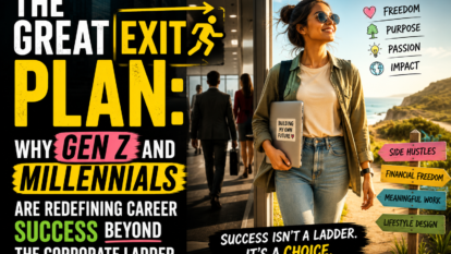 The Great Exit Plan: Why Gen Z and Millennials Are Redefining Career Success Beyond the Corporate Ladder The Great Exit Plan: Why Gen Z and Millennials Are Redefining Career Success Beyond the Corporate Ladder