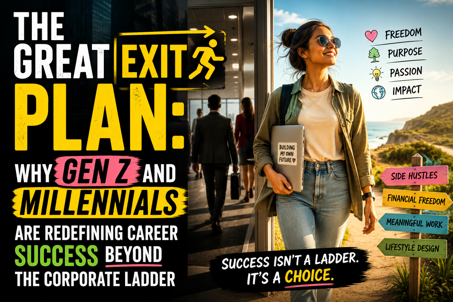 The Great Exit Plan: Why Gen Z and Millennials Are Redefining Career Success Beyond the Corporate Ladder