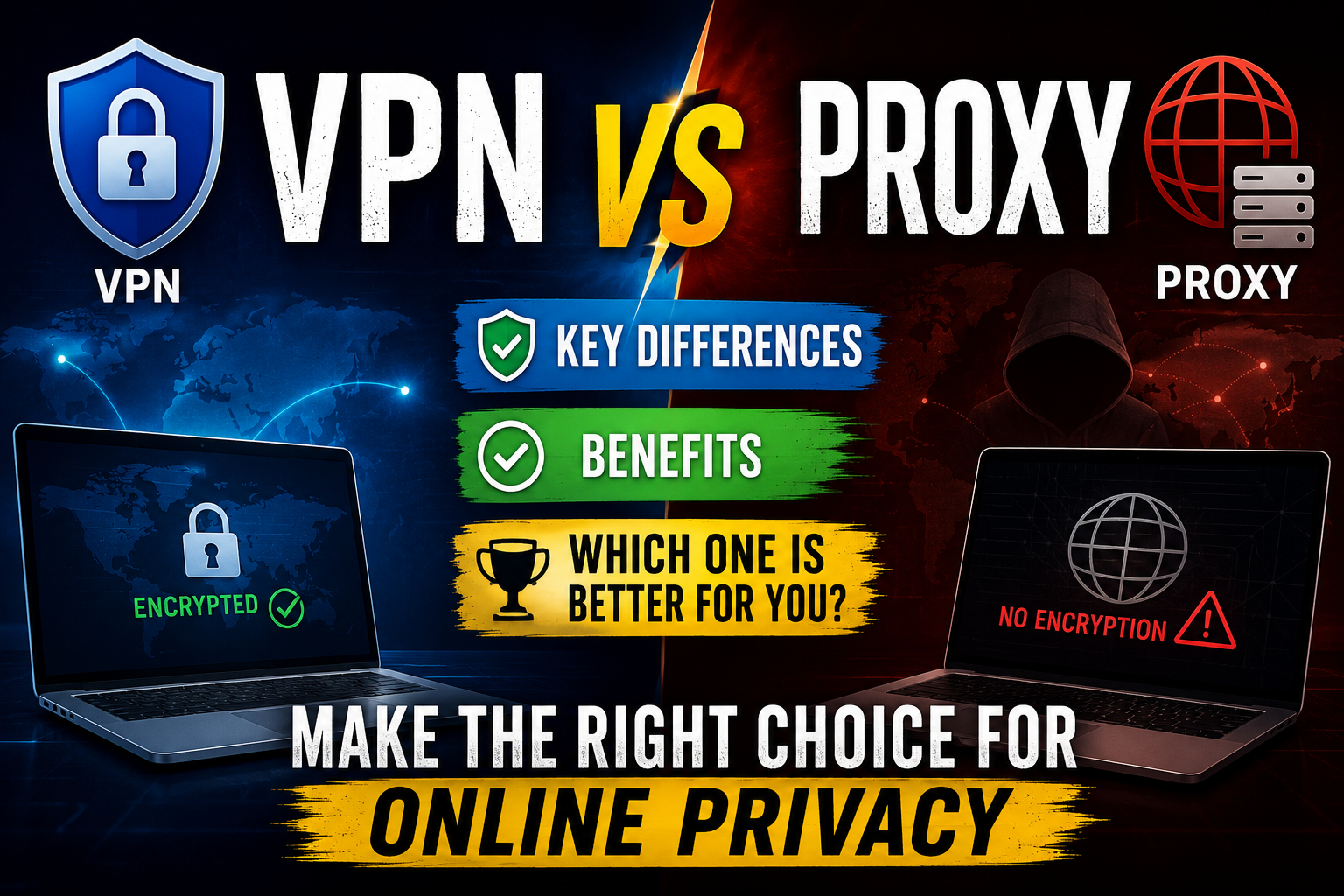 VPN vs Proxy: Key Differences, Benefits, and Which One Is Better for Online Privacy