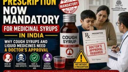 Prescription Now Mandatory for Medicinal Syrups in India: Why Cough Syrups and Liquid Medicines Need a Doctor’s Approval Prescription Now Mandatory for Medicinal Syrups in India: Why Cough Syrups and Liquid Medicines Need a Doctor’s Approval