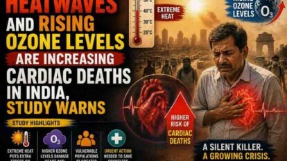 Heatwaves and Rising Ozone Levels Are Increasing Cardiac Deaths in India, Study Warns